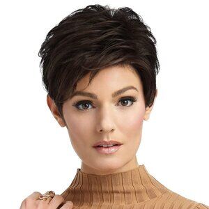 Chic Short Brown Wig for Women